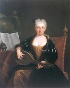 Bartolomeo Nazari Portrait of Faustina Bordoni oil on canvas